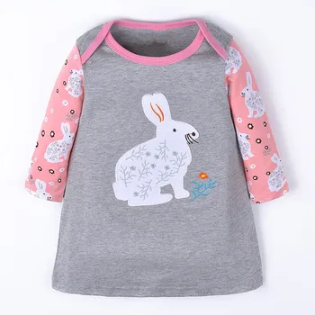 One pcs retail baby dresses for girls long sleeve children cotton clothes comfortable stitching girl dress Cartoon animals dress
One pcs retail baby dresses for girls long sleeve children cotton clothes comfortable stitching girl dress Cartoon animals dress