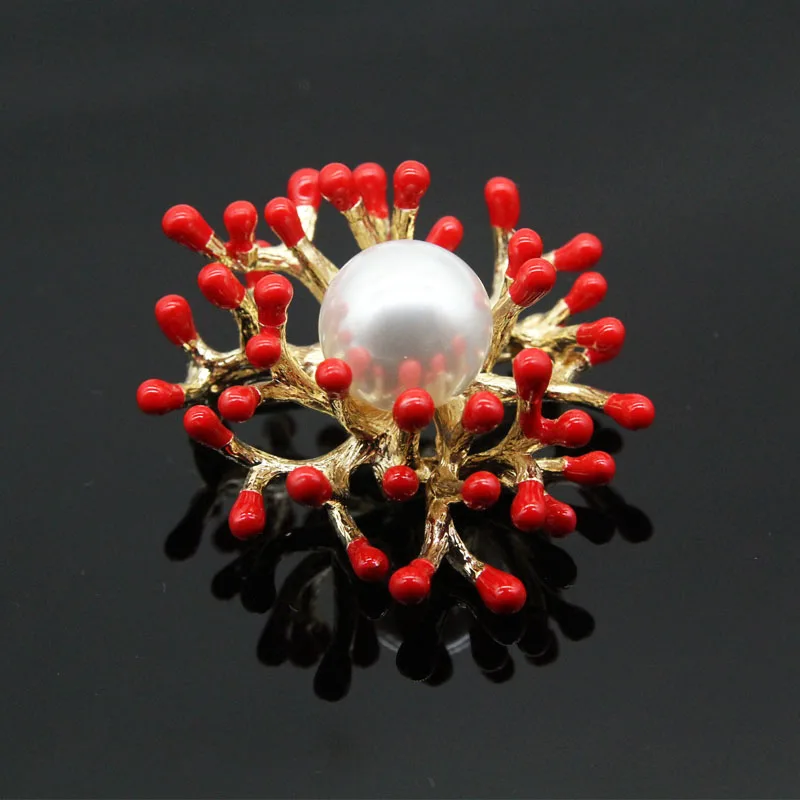 RHao Red Enamel Coral Reef Brooch pins Women and Men Coat Clothes jewelry Corsage Collar pins Wedding jewelry accessories gifts
RHao Red Enamel Coral Reef Brooch pins Women and Men Coat Clothes jewelry Corsage Collar pins Wedding jewelry accessories gifts