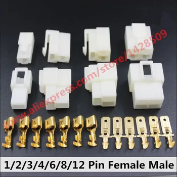 7 Sets 6.3 Series 1 / 2 / 3 / 4 / 6 / 8 / 12 Pin Automotive Wire Connector Motorcycle Car Engine Plug With Terminals Pins
7 Sets 6.3 Series 1 / 2 / 3 / 4 / 6 / 8 / 12 Pin Automotive Wire Connector Motorcycle Car Engine Plug With Terminals Pins