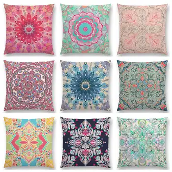 Hot Sale Fantastic Snowflake Flowers Gorgeous Floral Doodle Colourful Decorative Pattern Mandalas Cushion Sofa Throw Pillow
Hot Sale Fantastic Snowflake Flowers Gorgeous Floral Doodle Colourful Decorative Pattern Mandalas Cushion Sofa Throw Pillow