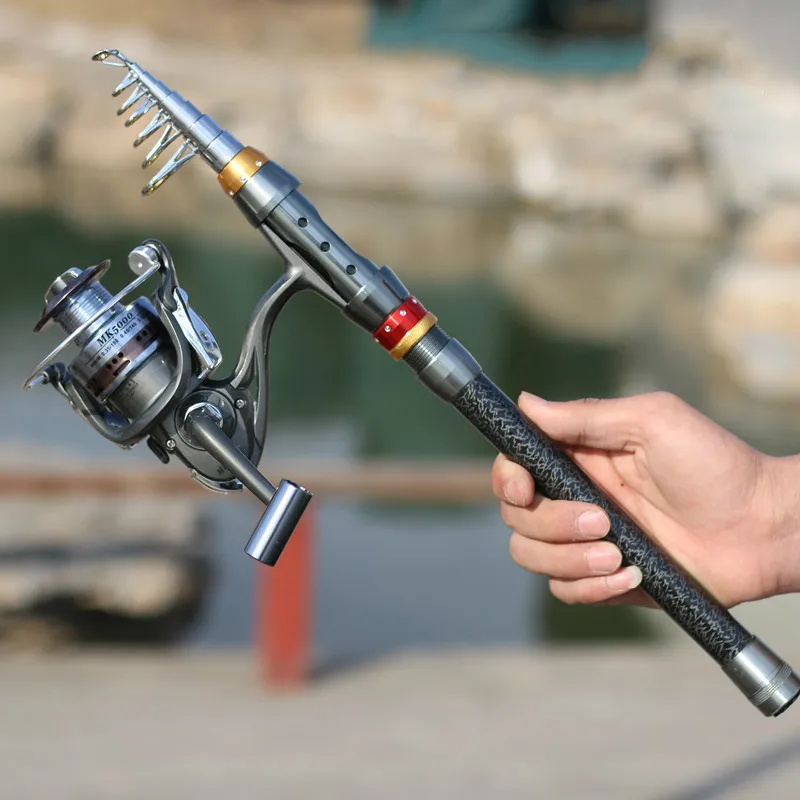 1.8-3.6m Telescopic Hard FRP Carbon Fiber Telescopic Fishing Rod 13BB Fishing Reel Wheel Portable Travel Spinning Rod Combo
1.8-3.6m Telescopic Hard FRP Carbon Fiber Telescopic Fishing Rod 13BB Fishing Reel Wheel Portable Travel Spinning Rod Combo