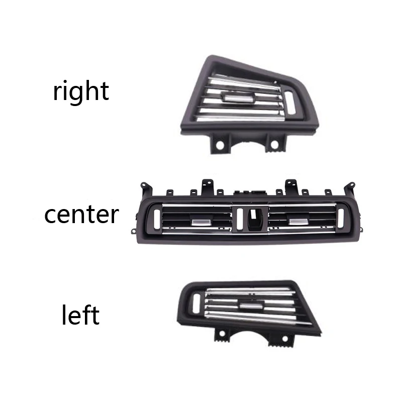 RHD Right handle Drive Front Row Wind Left Center Right Air Conditioning Vent Outlet Panel Chrome Plate For BMW 5 Series F10 F18
RHD Right handle Drive Front Row Wind Left Center Right Air Conditioning Vent Outlet Panel Chrome Plate For BMW 5 Series F10 F18