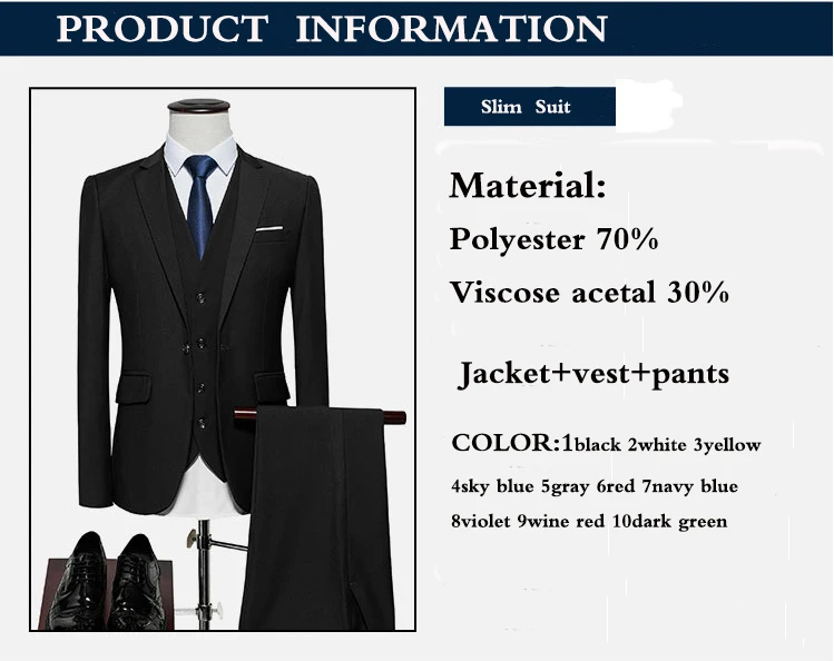 men suits for Wedding Male Blazers Slim Fit Men Business Classic suit men M-6XL tuxedo men's Suit set men suits for Wedding Male Blazers Slim Fit Men Business Classic suit men M-6XL tuxedo men's Suit set