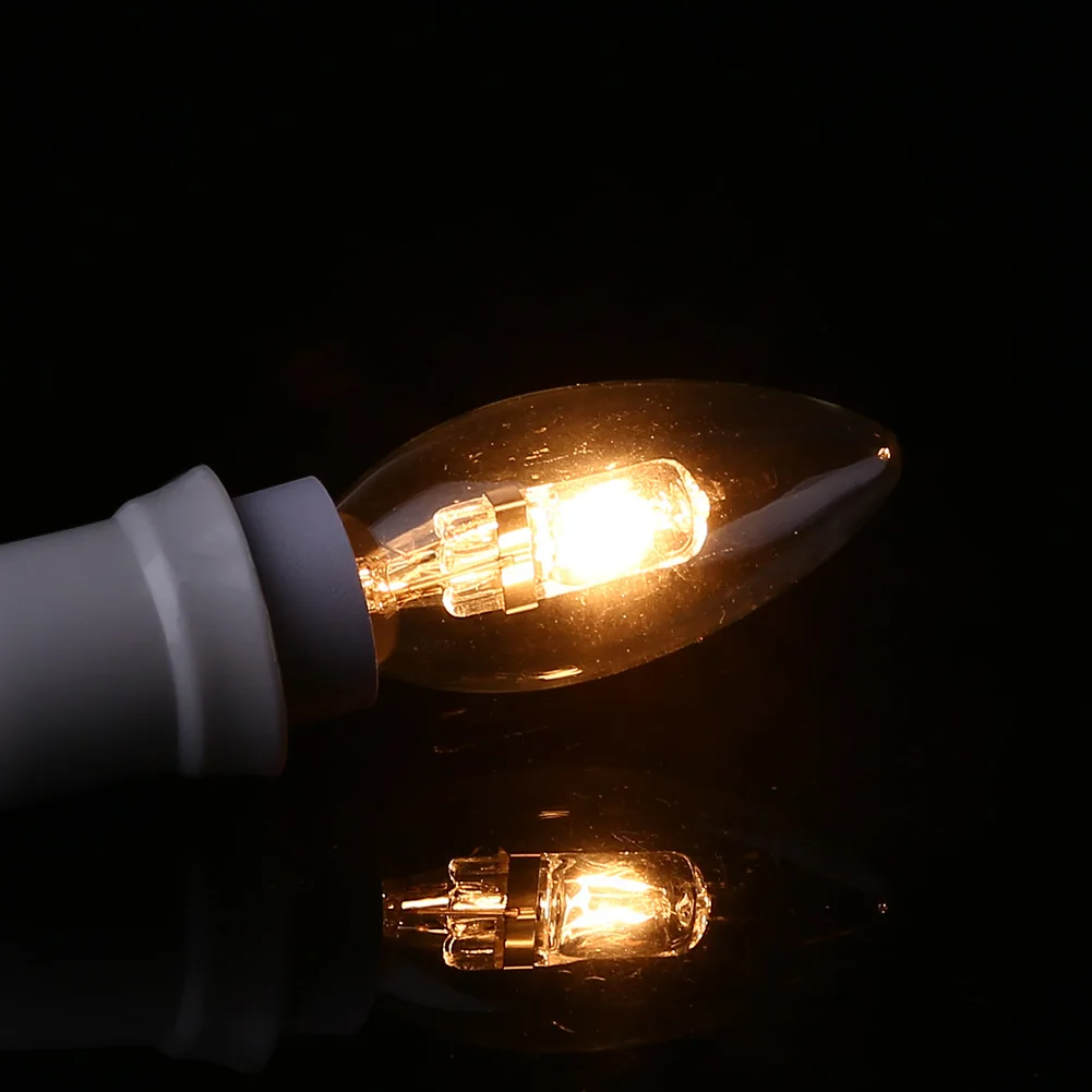E14 Halogen Lamp Bulb Candle Shape Energy Saving Lighting Household Durable New
E14 Halogen Lamp Bulb Candle Shape Energy Saving Lighting Household Durable New