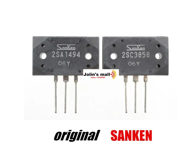 200W power amplifier 10 pairs/lot silicon NPN + PNP chips 2SA1494 2SC3858 MT-200
200W power amplifier 10 pairs/lot silicon NPN + PNP chips 2SA1494 2SC3858 MT-200
