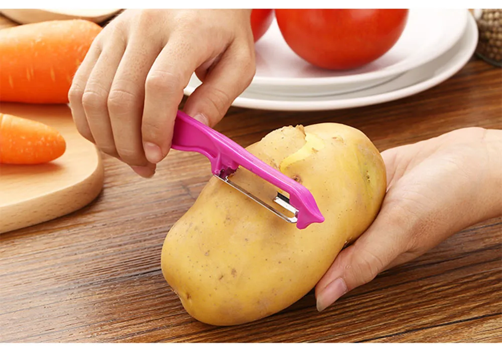Stainless Steel Peeler Zester Potato Peeler Vegetable Cutter Fruit Melon Creativity Kitchen Gadgets
Stainless Steel Peeler Zester Potato Peeler Vegetable Cutter Fruit Melon Creativity Kitchen Gadgets