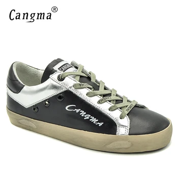 CANGMA Woman Shoes Brand Black Female Shoes Genuine Leather Sneakers Ladies Shoes Breathable Adult Trainers Footwear 2017
CANGMA Woman Shoes Brand Black Female Shoes Genuine Leather Sneakers Ladies Shoes Breathable Adult Trainers Footwear 2017