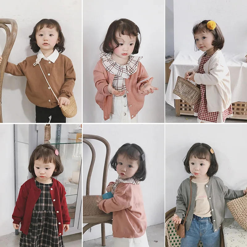 New Pure Color Soft Cardigan for Boys and Girls In Spring 2019 Long Sleeve Casual Sweaters Children Baby Basic Tops Clothing
New Pure Color Soft Cardigan for Boys and Girls In Spring 2019 Long Sleeve Casual Sweaters Children Baby Basic Tops Clothing