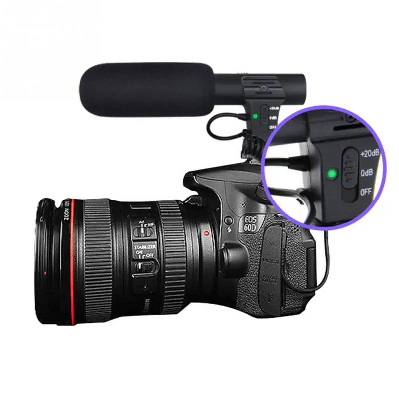 Stereo Camcorder Microphone for Nikon Canon DSLR Camera Computer Digital Video DV Camera Studio Stereo Mic #1102
Stereo Camcorder Microphone for Nikon Canon DSLR Camera Computer Digital Video DV Camera Studio Stereo Mic #1102