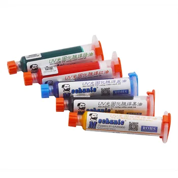 5 Colors UV Curable Solder Mask Paste Flux 10CC For PCB BGA Circuit Board Protect Soldering Cream Welding Fluxes Oil
5 Colors UV Curable Solder Mask Paste Flux 10CC For PCB BGA Circuit Board Protect Soldering Cream Welding Fluxes Oil