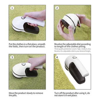 Lint Remover Rechargeable Pills Shaver for Clothes Fabric Shaver with USB Power Cord for Charging, Portable Clothes with Six B
Lint Remover Rechargeable Pills Shaver for Clothes Fabric Shaver with USB Power Cord for Charging, Portable Clothes with Six B