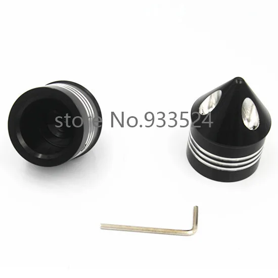 MagiDeal CNC Front Axle Nut Cover Bolt Kit for Harley Touring FLTR FLHT Street Glide Electra Glide Black