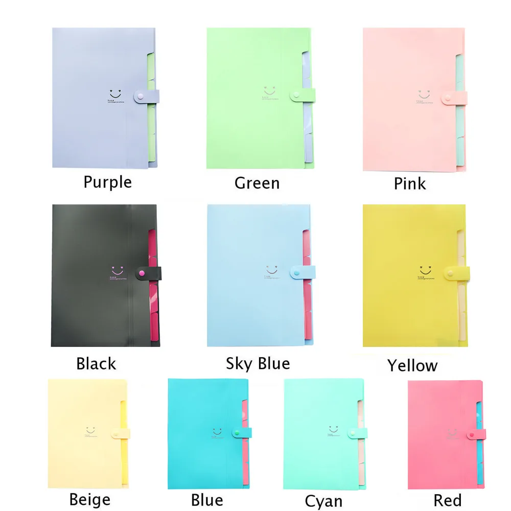 10 видов цветов водонепроницаемая Папка органайзер для документов формата
