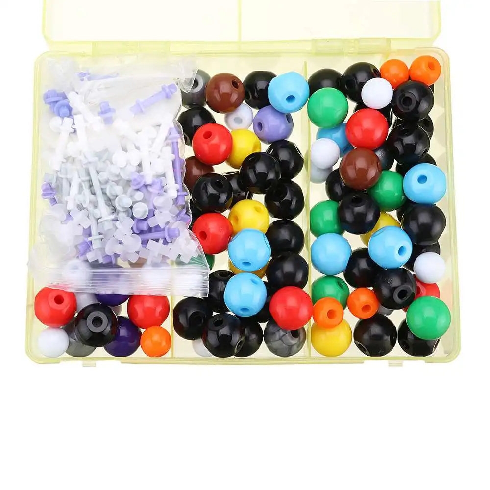 267Pcs Chemistry Organic Inorganic Molecular Structure Model Set 116 ball and 150 stick Medical Model for High School College
267Pcs Chemistry Organic Inorganic Molecular Structure Model Set 116 ball and 150 stick Medical Model for High School College