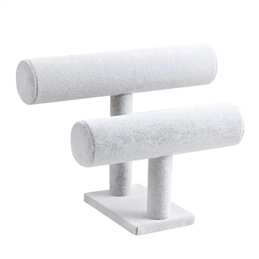 DIVV 2 Tiers T-Bar Velvet Bangle Bracelet Watch Holder Jewelry Display Stand Drop Shipping Happy Sale ap704
DIVV 2 Tiers T-Bar Velvet Bangle Bracelet Watch Holder Jewelry Display Stand Drop Shipping Happy Sale ap704
