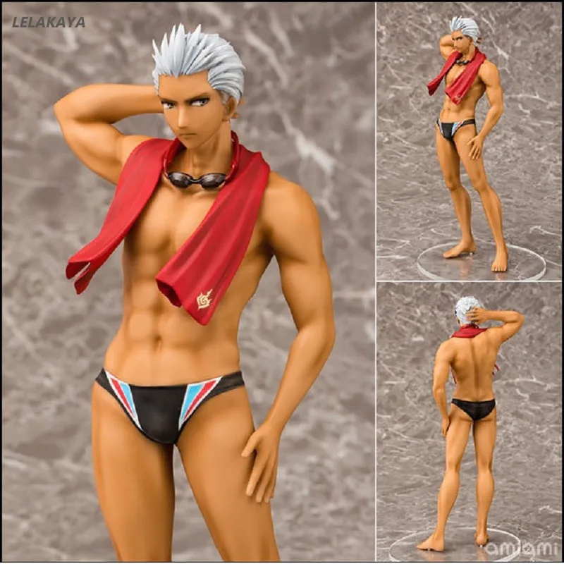 25cm Fate/EXTRA No Name Emiya Shirou Archer 1/8 Scale Figure Gilgamesh Mumei Black Swimmer Ver Model PVC Anime Action Figure Toy
25cm Fate/EXTRA No Name Emiya Shirou Archer 1/8 Scale Figure Gilgamesh Mumei Black Swimmer Ver Model PVC Anime Action Figure Toy