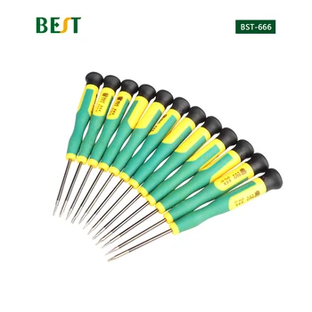 BST-666 Precision 12 in 1 Screwdriver Set Mobile Phone PC Tablet Disassemble Repair Kit Phillips Torx Screw Drivers
BST-666 Precision 12 in 1 Screwdriver Set Mobile Phone PC Tablet Disassemble Repair Kit Phillips Torx Screw Drivers