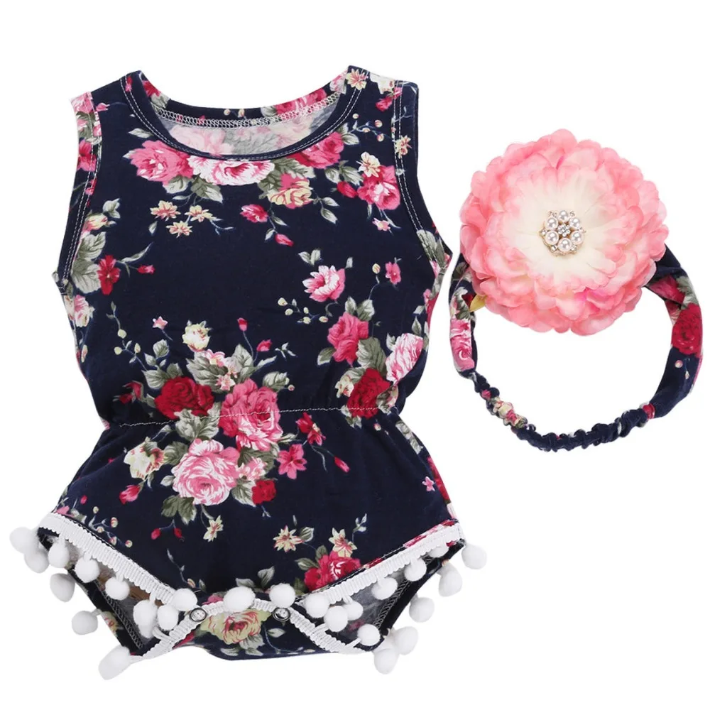 2017 New 0-2Y Floral Pattern Infantil Baby Girl Romper Para Bebe Headband Set;Tassel One Piece Newborn Baby Clothes Suit Bebe
2017 New 0-2Y Floral Pattern Infantil Baby Girl Romper Para Bebe Headband Set;Tassel One Piece Newborn Baby Clothes Suit Bebe