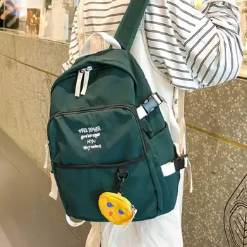 Fashion Women Waterproof Letters Embroidery School Shoulder Bag Student Backpack
Fashion Women Waterproof Letters Embroidery School Shoulder Bag Student Backpack