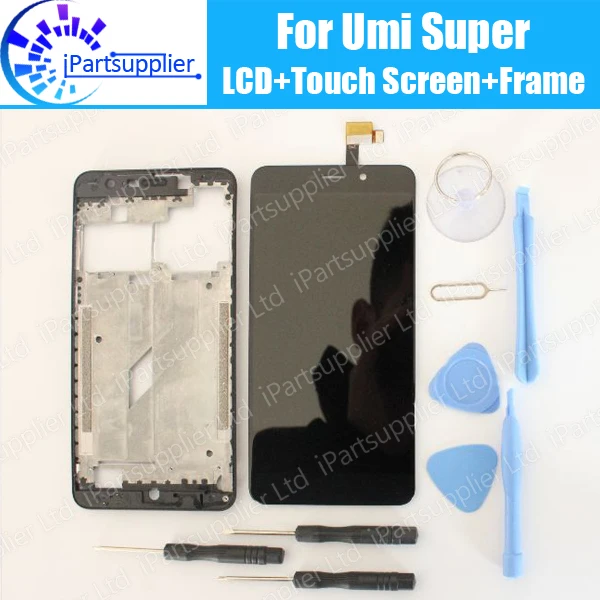 UMI Super LCD Display with Touch Screen Assembly+Middle Frame 100% Original LCD+Touch Digitizer for UMI Super F-550028X2N
UMI Super LCD Display with Touch Screen Assembly+Middle Frame 100% Original LCD+Touch Digitizer for UMI Super F-550028X2N