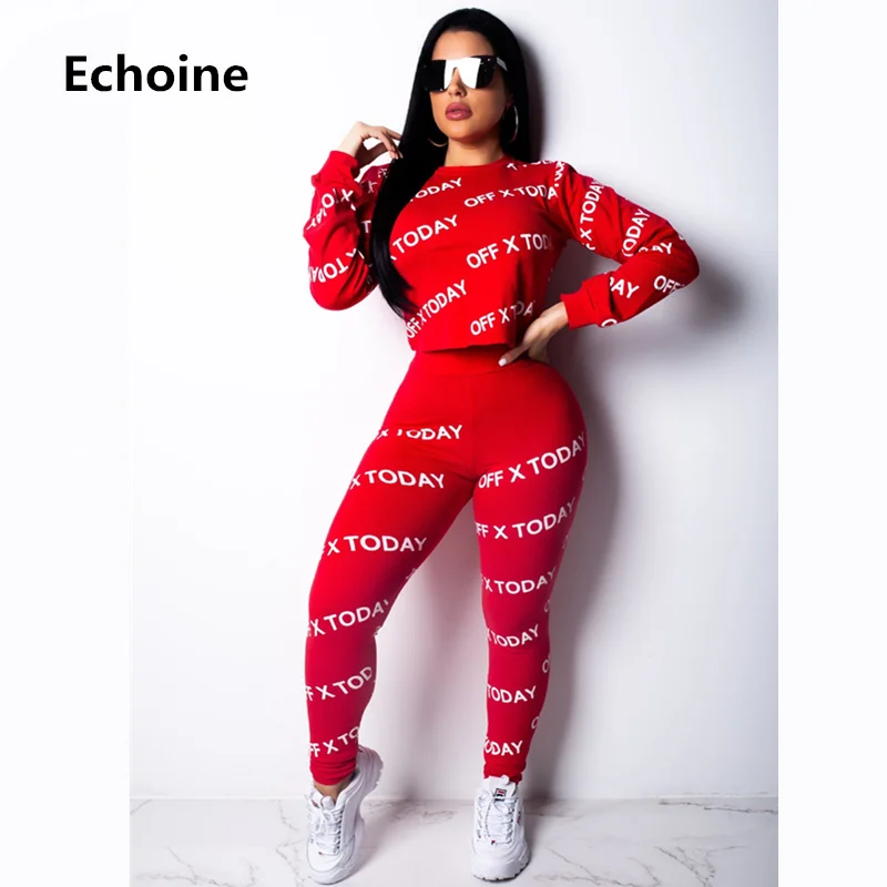 Women Letter Print 2 Pieces Set Sportwear Casual Crop Top And Pants Bodycon Set Female Clubwear Outfit Womens Pants Set
Women Letter Print 2 Pieces Set Sportwear Casual Crop Top And Pants Bodycon Set Female Clubwear Outfit Womens Pants Set