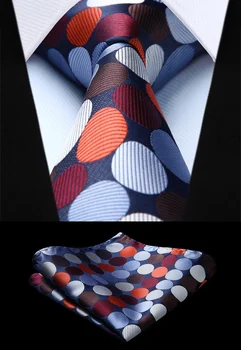 Men Tie Classic New Polka Dot Blue Red Woven Silk Necktie Handkerchief Set TD3005N8S
Men Tie Classic New Polka Dot Blue Red Woven Silk Necktie Handkerchief Set TD3005N8S
