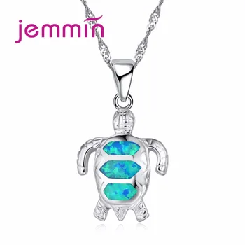 Delicate Exaggerate Big Turtle Opal Necklace for Women Girls Birthday Gift Real 925 Sterling Silver Jewelry Necklace Hot
Delicate Exaggerate Big Turtle Opal Necklace for Women Girls Birthday Gift Real 925 Sterling Silver Jewelry Necklace Hot