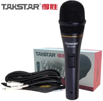Takstar DM-2008 wired dynamic microphone for karaoke,meeting,on-stage performance,outdoor activities include with 6m cable
Takstar DM-2008 wired dynamic microphone for karaoke,meeting,on-stage performance,outdoor activities include with 6m cable