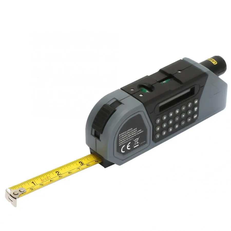 Multifunction Tape Measure Laser Level Indicator Gradienter With Calculator Tape Measure
Multifunction Tape Measure Laser Level Indicator Gradienter With Calculator Tape Measure