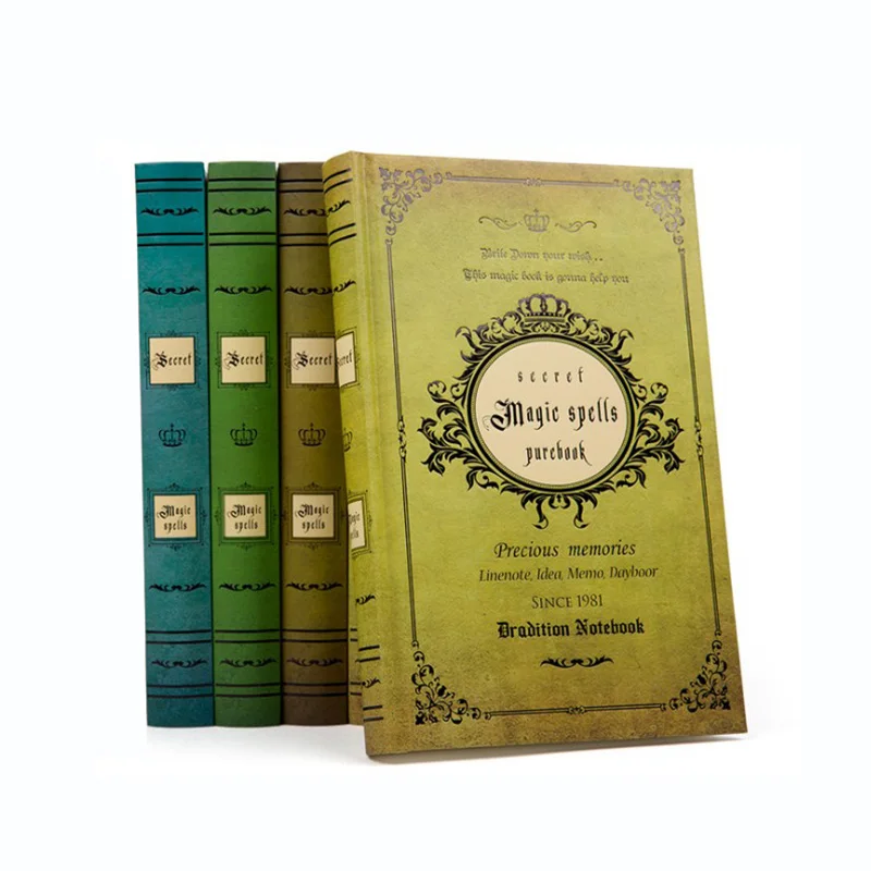 Vintage Stationery Set Fashion Magic Spells Thick 64K Notebook Book Metal Magnetic Pen Holder Cilp Pocket Carry Filofax Notebook
Vintage Stationery Set Fashion Magic Spells Thick 64K Notebook Book Metal Magnetic Pen Holder Cilp Pocket Carry Filofax Notebook