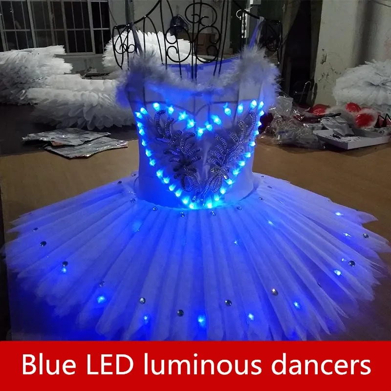 9527 Children's blue Ballet Skirt Costume LED luminous pengpeng skirt Adult fluorescent dancers
9527 Children's blue Ballet Skirt Costume LED luminous pengpeng skirt Adult fluorescent dancers
