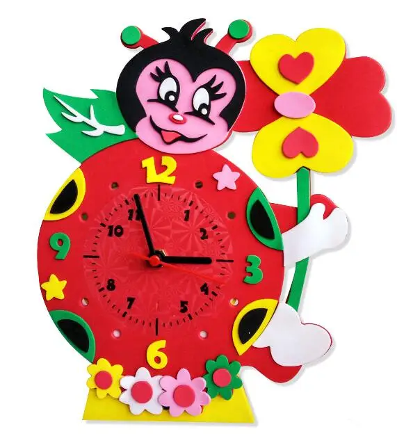 1pcs-Kids-DIY-Kids-Animal-Shape-Learning-Clock-Puzzles-Arts-Crafts-Kits-Baby-Toys (4)