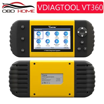 VDIAGTOOL VT360 Super OBD2 Car Diagnostic Tool ABS Airbag SAS BRT EPB DPF TPMS Immo Oil Reset Injector OBD2 Automotive Scanner
VDIAGTOOL VT360 Super OBD2 Car Diagnostic Tool ABS Airbag SAS BRT EPB DPF TPMS Immo Oil Reset Injector OBD2 Automotive Scanner
