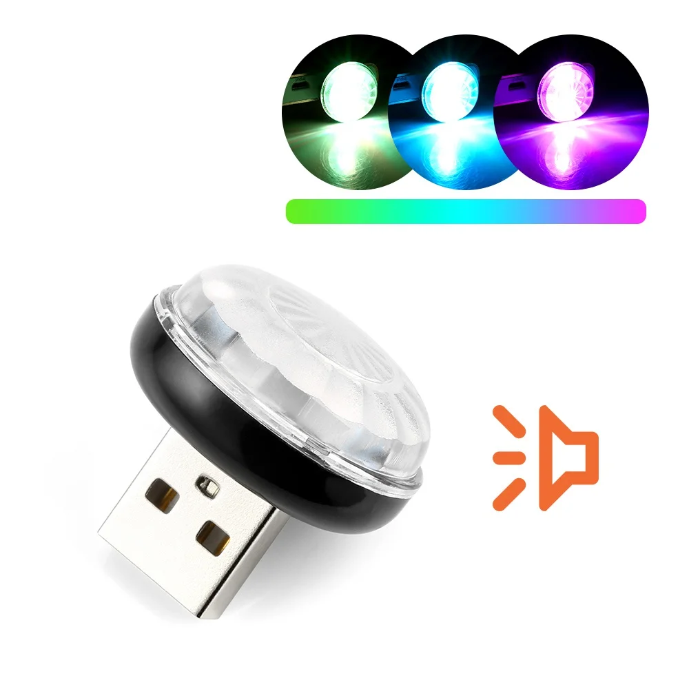 LED Car USB Atmosphere Light DJ RGB Mini Colorful Music Sound Lamp USB-C Phone Ampoule Festive Atmosphere Dynamic Lamp
LED Car USB Atmosphere Light DJ RGB Mini Colorful Music Sound Lamp USB-C Phone Ampoule Festive Atmosphere Dynamic Lamp
