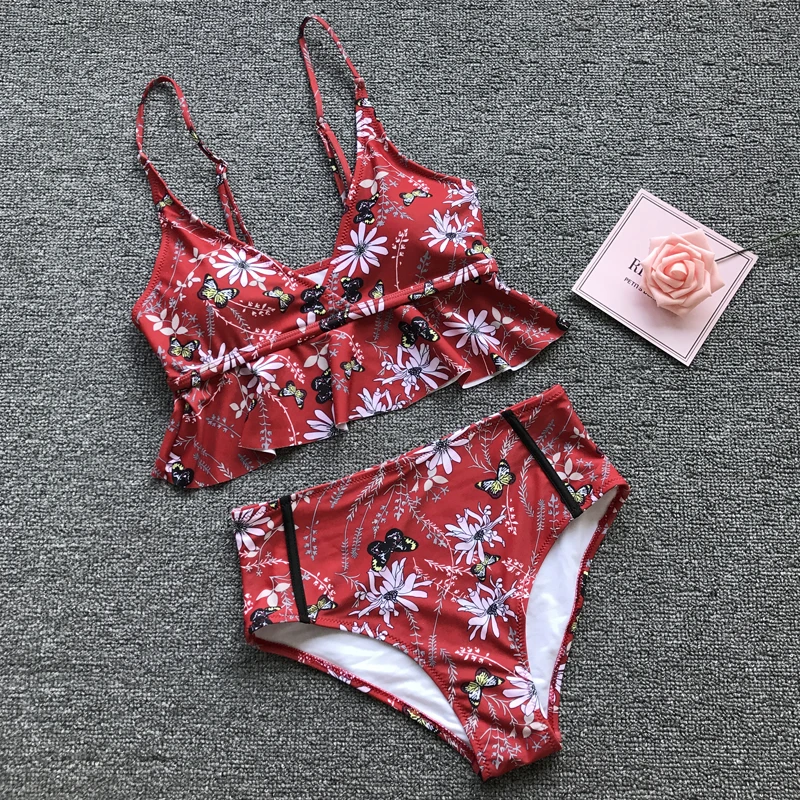 Sexy Swimsuit Women Swimwear 2019 High Waist Bikini Push Up Monokini Ruffle Bathing Suit Female Beach Swimming Suits Biquini XL
Sexy Swimsuit Women Swimwear 2019 High Waist Bikini Push Up Monokini Ruffle Bathing Suit Female Beach Swimming Suits Biquini XL