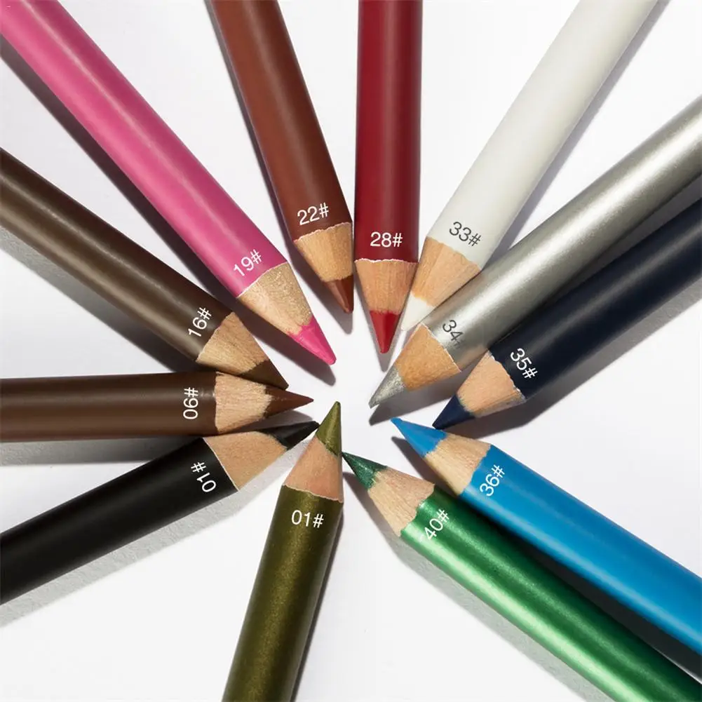 12 Colors/lot Double usd Eye Liner Glitter Shadow Lip Eyeliner Pencil Pen Eyes Cosmetic Make Up Set Kit Women Beauty
12 Colors/lot Double usd Eye Liner Glitter Shadow Lip Eyeliner Pencil Pen Eyes Cosmetic Make Up Set Kit Women Beauty