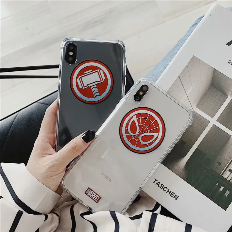 Fashion Case for iphone 6 6s 7 8 Plus Marvel Avengers Superhero Shockproof TPU Soft Cover For iphone X XS Max XR Coque Fundas
Fashion Case for iphone 6 6s 7 8 Plus Marvel Avengers Superhero Shockproof TPU Soft Cover For iphone X XS Max XR Coque Fundas