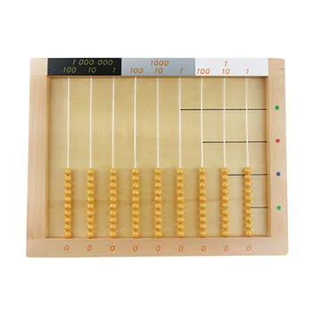 Montessori Math Toys Flat Bead Frame Early Educational Montessori Math Toy Preschool Mathematics Montessori Materials UC0465H
Montessori Math Toys Flat Bead Frame Early Educational Montessori Math Toy Preschool Mathematics Montessori Materials UC0465H