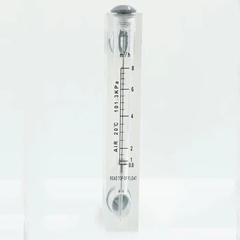 0.8-8m3/h 1/2" BSPT Male Thread PMMA Panel Type Gas Float Flowmeter Air Flow Meter Rotameter Without Control Valve
0.8-8m3/h 1/2" BSPT Male Thread PMMA Panel Type Gas Float Flowmeter Air Flow Meter Rotameter Without Control Valve