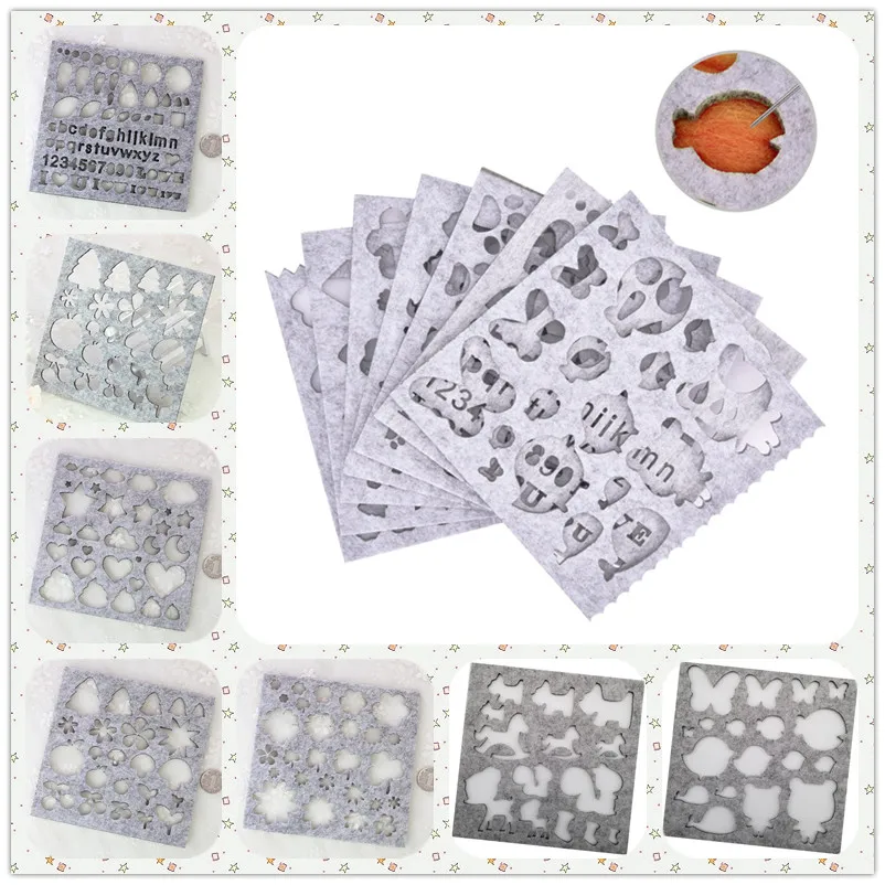 DIY Needle Felting Template Tool Wool Felt Craft toys for handicrafts Doll sewing kit Template Mould Handmade Felt Accessories
DIY Needle Felting Template Tool Wool Felt Craft toys for handicrafts Doll sewing kit Template Mould Handmade Felt Accessories