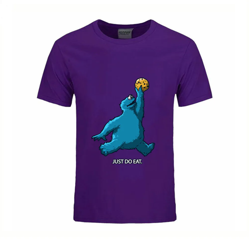 Funny Just do eat T Shirt Man Sesame Street Cookie Monster Novelty basketballer T-shirt Men Brand Clothing mens dunk fitness Tee
Funny Just do eat T Shirt Man Sesame Street Cookie Monster Novelty basketballer T-shirt Men Brand Clothing mens dunk fitness Tee