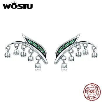 WOSTU Authentic 100% 925 Sterling Silver New Spring Leaves & Flowers Tassel Stud Earrings for Women Jewelry Brincos Gift CQE298
WOSTU Authentic 100% 925 Sterling Silver New Spring Leaves & Flowers Tassel Stud Earrings for Women Jewelry Brincos Gift CQE298