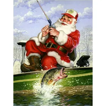 Full square diamond embroidery Santa Claus fishing home decor diy 5d diamond painting Cross Stitch rhinestone Mosaic Pattern
Full square diamond embroidery Santa Claus fishing home decor diy 5d diamond painting Cross Stitch rhinestone Mosaic Pattern