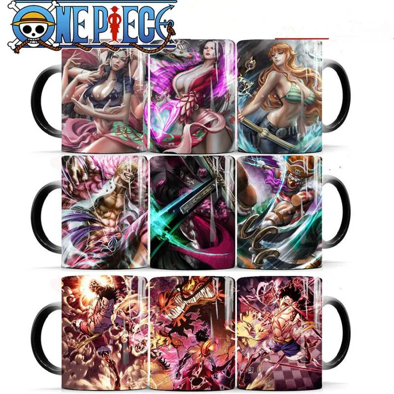 ONE PIECE Cups And Mugs Creative Anime Color Changing Mug 350ml Magic Ceramic Coffee Cup Novelty Gift
ONE PIECE Cups And Mugs Creative Anime Color Changing Mug 350ml Magic Ceramic Coffee Cup Novelty Gift