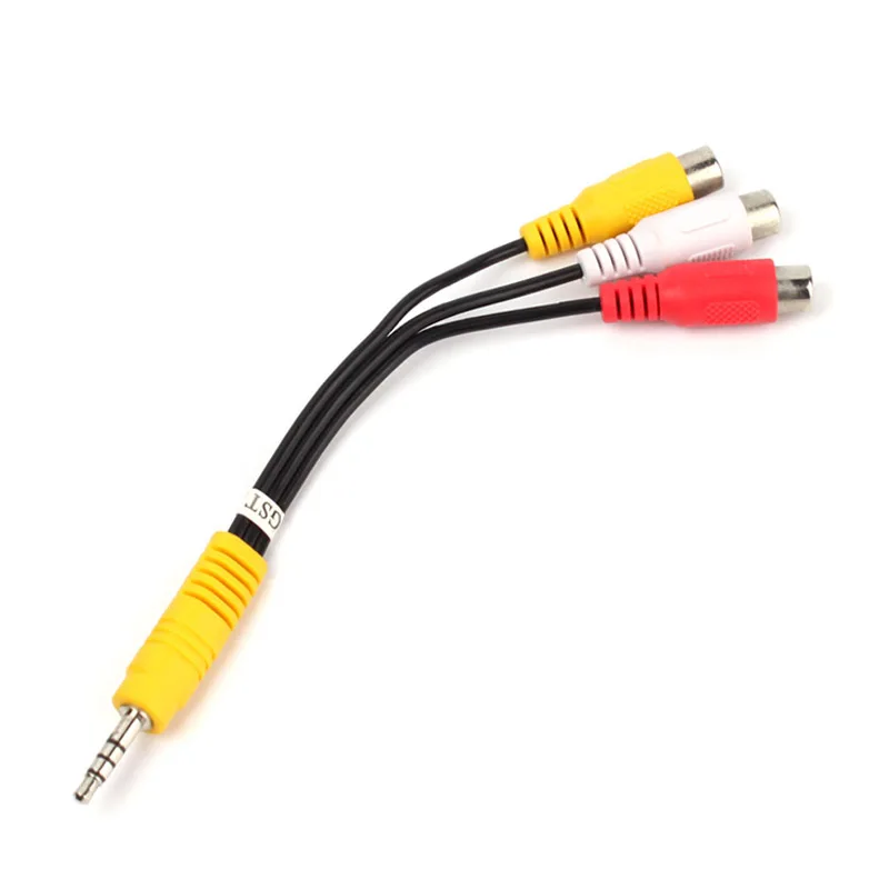3pcs/Lot Male to 3RCA AV Cable 3.5mm Mini Female M/F Audio Video Cable Stereo Adapter Cord #54160
3pcs/Lot Male to 3RCA AV Cable 3.5mm Mini Female M/F Audio Video Cable Stereo Adapter Cord #54160