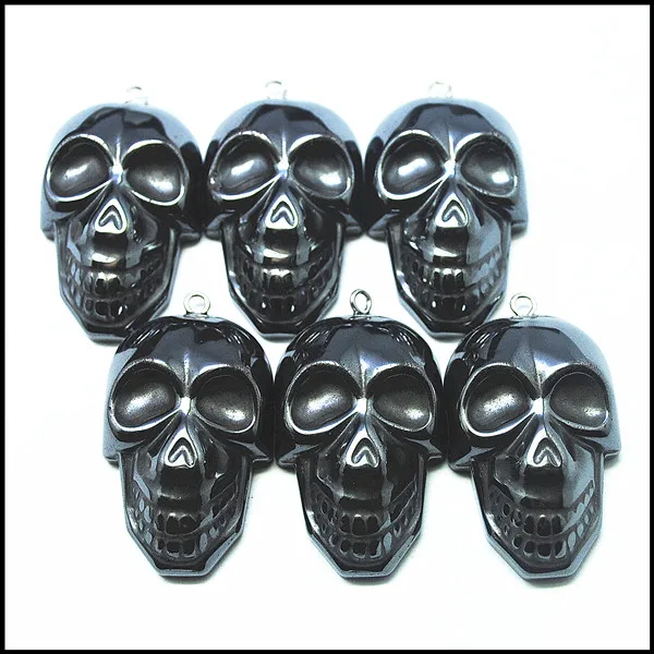 2pcs nature black hematite stone skull shape charms men pendants size 34x22mm natural stone beads
2pcs nature black hematite stone skull shape charms men pendants size 34x22mm natural stone beads