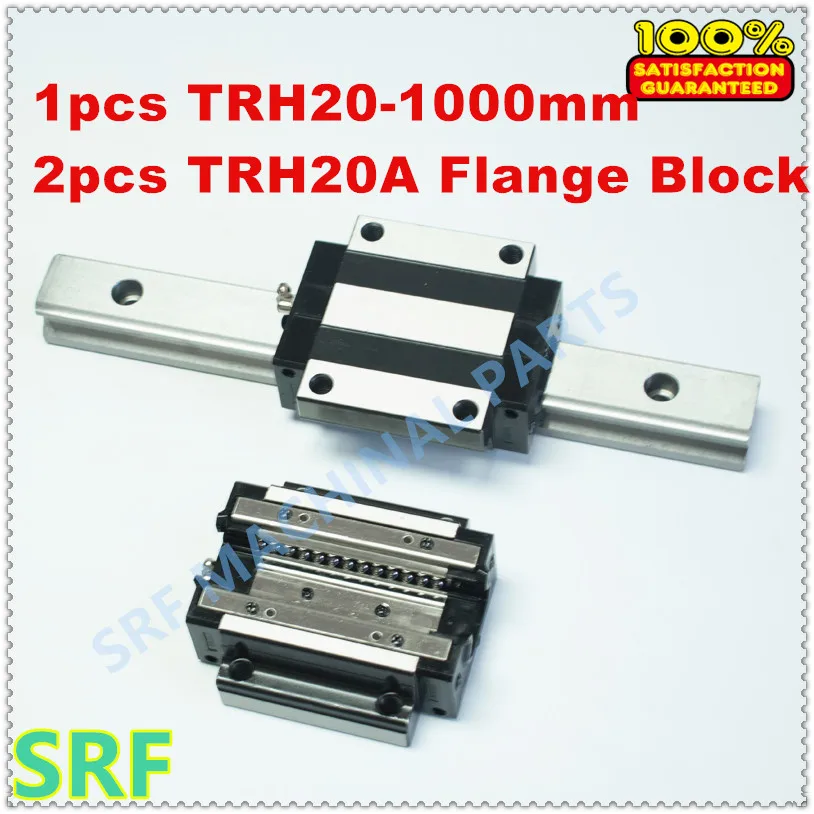 1pcs TRH20 L=1000mm Linear guide rail + 2pcs TRH20A Linear rail block Carriage Slider
1pcs TRH20 L=1000mm Linear guide rail + 2pcs TRH20A Linear rail block Carriage Slider