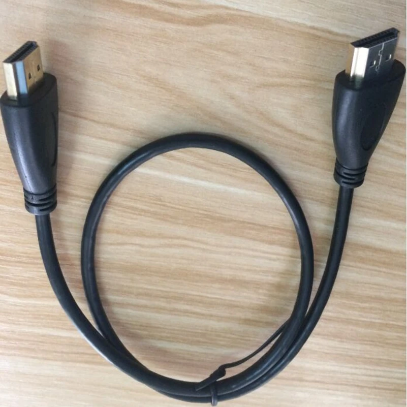 100pcs/lot 0.5M 1M 1080P HD 1.4 Version Gold Plated HDMI Male to Extend Cable for HDTV XBOX PS3 | Электроника