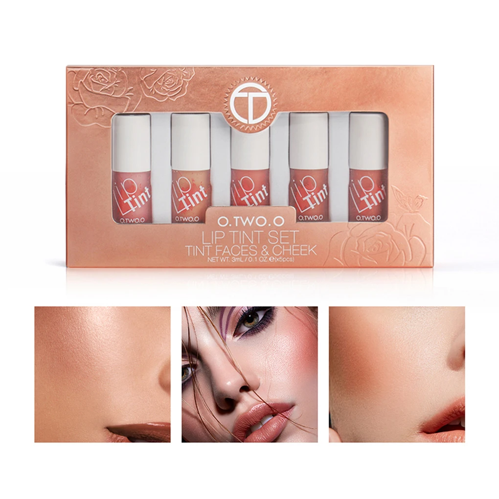 5pcs Lip Tint Set Moisturizing Lip Gloss Long Lasting Liquid Blusher Makeup Matte Lipstick Kit Cosmetics
5pcs Lip Tint Set Moisturizing Lip Gloss Long Lasting Liquid Blusher Makeup Matte Lipstick Kit Cosmetics