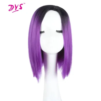 Deyngs Ombre Short Synthetic Bob Wigs For Black Women Middle Part Pixie Cut Dark Root Purple Natural Straight Cosplay Hair Wigs
Deyngs Ombre Short Synthetic Bob Wigs For Black Women Middle Part Pixie Cut Dark Root Purple Natural Straight Cosplay Hair Wigs